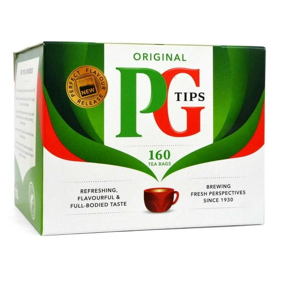 PG Tips, Pyramid Tea Bag, 160 Count Boxes