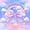 Pink Baby Blue, variant on Erosebridal Cloud Rainbow Bow Butterfly Shower Curtain 72Wx72L for Girls, Dreamy Sky Star Flower Pastel Waterproof Bathroom Curtain