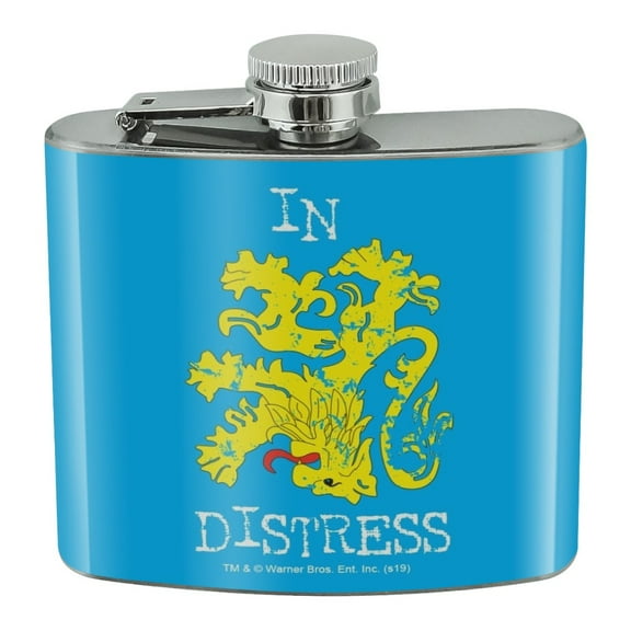 Big Bang Theory In Distress Stainless Steel 5oz Hip Drink Kidney Flask