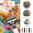 thumbnail image 5 of 8'x10' Area Rugs, Country Farm Indoor Outdoor Area Rug for Living Room Bedroom, Farmhouse Pig Cow Horse Truck Flowers Barn Washable Bathroom Rugs Kitchen Floor Carpet Mats Home Decor Aesthetic, 5 of 8
