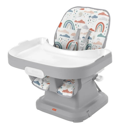 UPC: 0887961891416 | Fisher-Price Spacesaver Simple Clean High Chair Rainbow Showers