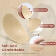 thumbnail image 3 of 3 Pairs Reusable Shoulder Pads, Removable Anti-Slip Shoulder Pads for Womens Clothing, Washable Self Adhesive Foam Shoulder Push-Up Pads Men (Skin), 3 of 7