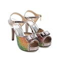 thumbnail image 4 of Sandalias de verano para mujer con tacón alto de piel sintética con lentejuelas de moda, tamaño 35-43 Wmkox8yii shjk7656, 4 of 9