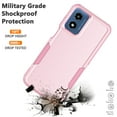 thumbnail image 6 of For Motorola Moto G Play 4G 2024 Phone Case,with Tempered Glass Screen Protector, Heavy Duty Rugged Shockproof Full Body Protection Sturdy Durable Cover Cute Bumper for Moto G Play 4G 2024 -Pink, 6 of 6
