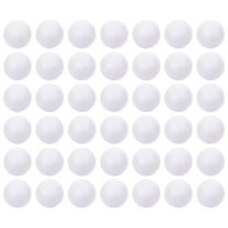 WRISTBIQUE Small Craft Foam Balls 50Pcs Polystyrene Spheres for Diy and Decoration