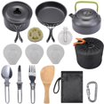thumbnail image 1 of Hiking Cookware Set Kettle Cooking Pot Picnic Utensils Set, 1 of 1