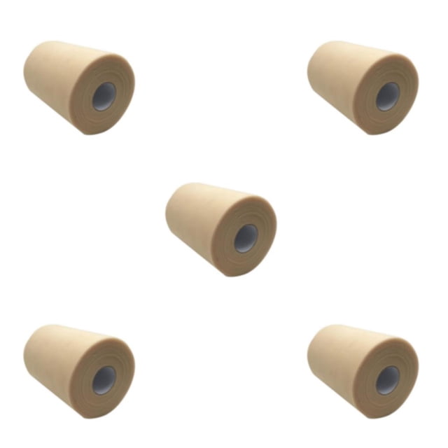 Youkk Turn Any Venue Into Party Wonderland With Tulle Roll Fabrics In Assorted Colors C04cream-coloured 5Set