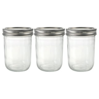 Monfince Mason Jar Cups with Lid and Straw - 550ml/18.5oz Reusable Wide  Mouth Boba Tea Cup Bubble Smoothie Cup, Glass Mason Jars Bottle With Bamboo
