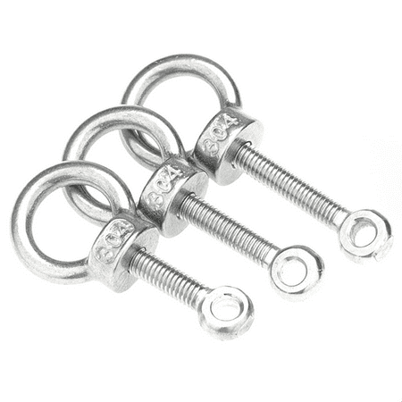 

1 Piece Full Thread 304 Stainless Steel Fisheye Bolt and Lifting Ring Combo Kit 8x60mm (+M8 Lifting Nut)