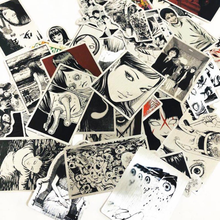  MiodiyaArt Anime Posters 60Pcs and 50pcs Stickers Room