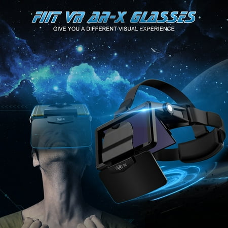 Comaie For Fiit Vr Ar X Glasses Helmet 3d Vr Glasses Virtual Reality Headset For Smartphone Cardboard Casque Phone Android 4 7 6 3 Inch Cell Phone Walmart Canada