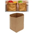 thumbnail image 4 of Washed Kraft Paper Bag, Flowerpot Food Storage Bag Recyclable Kraft Sack Lunch Bags for Birthday Party Christmas Wedding, 4 of 8