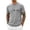 Light Gray, variant on Graphic Print Tee for Everyday Casual Wear with Starry Night Motif Short Sleeve Summer Top Comfortable Blend Streetwear Men's Loose Fit Shirts