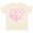 Natural, variant on I Love My Aunt and Uncle in Pink Chalk Heart Boys or Girls Toddler T-Shirt