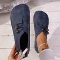 thumbnail image 6 of Miluxas Women's Flats Shoes Ballet Flats Dress Shoes Comfortable Leather Slip on Shoes for Women Blue 7(39), 6 of 6
