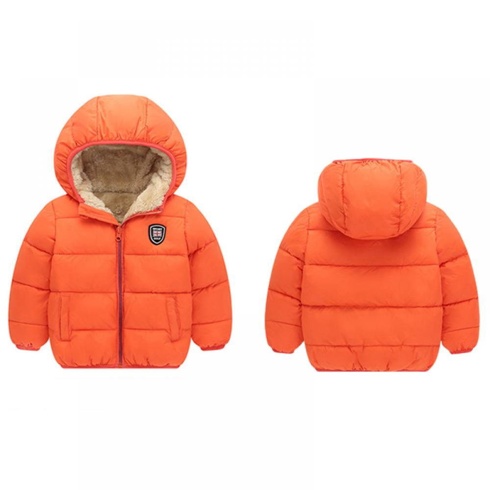 Thick Hooded Down Kids Infants Toddlers Winter Warm Jacket Outerwear for 2-7 Years Mfmiudole Baby Boys Girls Winter Coats 