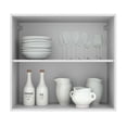 thumbnail image 3 of Alacena Gabinete Superior Cocina Madesa Agata 70cm Blanco/Gris, 3 of 5