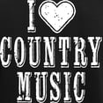 thumbnail image 3 of CafePress - I Love Country Music Pajamas - Women's Short Sleeve Print T-Shirt and Pants Dark Cotton Pajama Set, 3 of 7