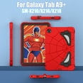 thumbnail image 6 of ELEHOLD Kids Case for Samsung Galaxy Tab A9 Plus 11.0" (2023), Heavy Duty Shockproof Rugged Protective Case with Foldable Kickstand for Boys Children for Samsung Tab A9+ Case X210/X215/X216,Red+Black, 6 of 8