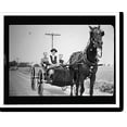 thumbnail image 2 of Historic Framed Print, Amish boy takes his girlfriend and chaperoning sister for a buggy ride, 17-7/8" x 21-7/8", 2 of 9