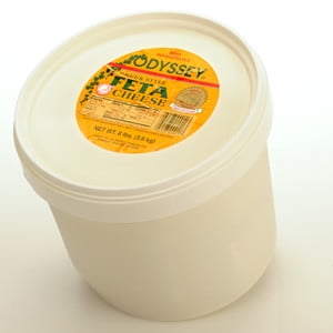 Domestic Greek Feta Cheese, 8lb bucket by