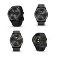 thumbnail image 3 of Garmin vivomove Trend Analog Smartwatch Slate Bezel - Black Case, 3 of 8
