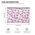thumbnail image 4 of Haiem Orchids Flowers Music Lover Merch Makeup Bag, Cosmetic Bag,Singer Fans Cosmetic Bag, Portable Stationary Storage Organizer, Travel Makeup Bag, 4 of 8