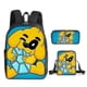 thumbnail image 1 of Mikecrack Printed Student Backpack Kids School Book Bags Or Shoulder Bag Or Pencil Bag Or Three-piece Set Children's Travelling Bag Gift S, 1 of 2