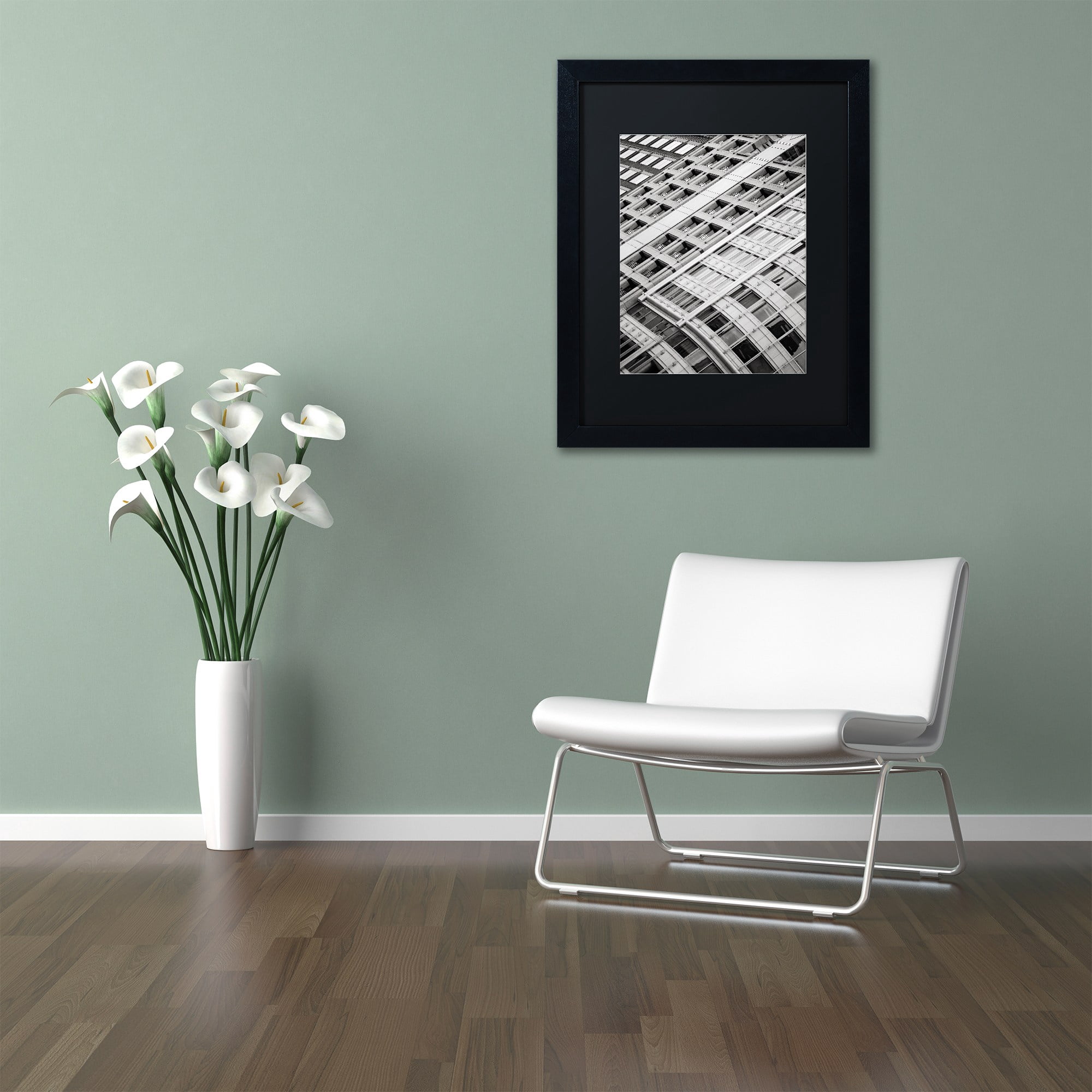 Trademark Fine Art "Altar of Calvary" Canvas Art by Gregory O'Hanlon, Black Matte, Black Frame