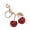 Light Yellow Gold Color, variant on Fruit Bag Pendant Bag Charm Fruit Keyring Alloy Resin Texture Key Accessory Suitable for Fashion Women Girls Present