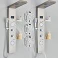 thumbnail image 3 of LED Shower Panel Tower System Stainless Steel Rain&Waterfall Massage Body Spray, 3 of 10