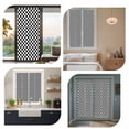 thumbnail image 7 of Black White Plaid Window Privacy Film, Modern Buffalo Check Gingham Art Static Cling UV Sun Blocking Heat Control Window Tint Day and Night, Non-Adhesive One Way Windows Privacy Cover 17.7''x78.7'', 7 of 7