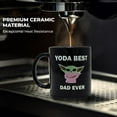 thumbnail image 2 of Best Dad Ever Coffee Mug – 11 oz Ceramic, Microwave Safe, Black, 2 of 4