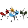 thumbnail image 1 of Hormiga de Metal, grupo de 4 colores, lindo insecto para colgar, arte de pared, decoración de césped y jardín, esculturas de pared para interiores y exteriores Rojo Verde Cocina, Decoración y Otros, 1 of 5