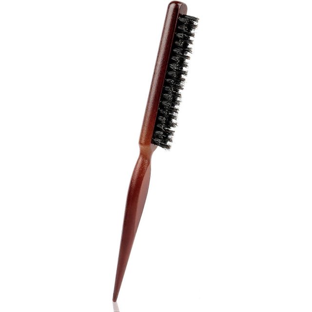 hairbrush boar bristle hair comb hair styling boar hairbrush hair comb with bun professional tail brush salon comb