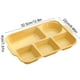 thumbnail image 3 of Yhmxh Utensilios de cocina Platos divididos, bandeja, vajilla para cenas, restaurantes, fiestas familiares y cocinas. Apto para microondas y lavavajillas. Muebles para cocina Accesorios de cocina, 3 of 6