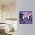 thumbnail image 4 of Yayeee Toggle Light Switch Wall Plate 3-Gang 6.37"x4.48" Decorative Outlet Cover, Black Cat Walking, 4 of 7