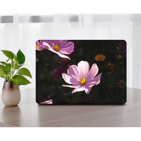 KSK KAISHEK Compatible with MacBook Pro 15" Case 2012 - 2015 Released Model A1398, Plastic Hard Case Shell Cover + Black Keyboard Cover, Flower 1326