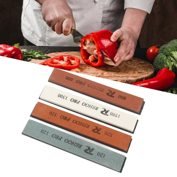 Knife Sharpening Stone Set, White Practical Lasting Sharpness Knife Sharpener Strong Structure For Chisels For Axes