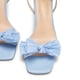 thumbnail image 3 of Sandalias ISNOM, tacones con lazo para mujer, correa en el tobillo, tacón ancho, azul, 3 of 7