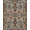 Gray Burnt Orange, Pattern 1, variant on ODIKA 8'x10' Washable Area Rug Non-Shedding, Easy Care, Design With Alphabet Border And Safari Map Layout Zoo Animal Educational for King Size Bedroom Under Bed, Master Suite