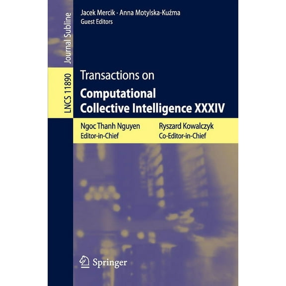 Transactions on Computational Collective Intelligence XXXIV, (Paperback)