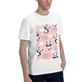 thumbnail image 2 of Bingfone Panda Men'S Loose Fit Short-Sleeve Pocket T-Shirt, 2 of 7