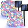 thumbnail image 1 of Guirnalda de luces solares Dazzle Bright 240 LED 24 m Paquete de 2, 1 of 7