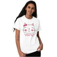 thumbnail image 3 of Meow Sweet Kitty Cat Lady Cute Women's Graphic T Shirt Tees Brisco Brands X, 3 of 5