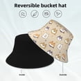 thumbnail image 6 of PAYOHTO Shiba Inu Dog Face Bucket Hats for Women Men, Beach Summer Outdoor Fisherman Hat for Boy Girl, 6 of 8