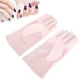thumbnail image 4 of Half Finger Nail Gloves, Anti UV Gloves Comfortable Sunburn Protection UV Protection Not Easy To Deform  For Manicures Beige,Pink, 4 of 8