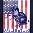 thumbnail image 3 of CafePress - American Flag Welder Design Welding Ima Sweatshirt - Pullover Hoodie, Classic, Comfortable Hooded Sweatshirt, 3 of 4