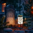 thumbnail image 2 of COEQINE Cross Solar Lights Outdoor for Pathway Lawn Cemetery Grave Decorative Cemetery Solar Candle Solar Votive Candles for Outside Home Solar Decorations, Lily Flower Leaf Cross, 2 of 7