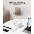 thumbnail image 2 of ORICO 10-in-1 Desktop Power Strip, Upgraded USB C Charging Station with GaN Technology, 6 AC Outlets, 4 USB Ports (2 USB C, 20W PD), Surge Protector, Flat Plug, 5 Colors – For Home Office Dorm(15FT), 2 of 9